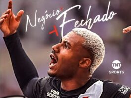 Vasco e Nottingham Forest preparam troca de documentos para oficializar Cuiabano