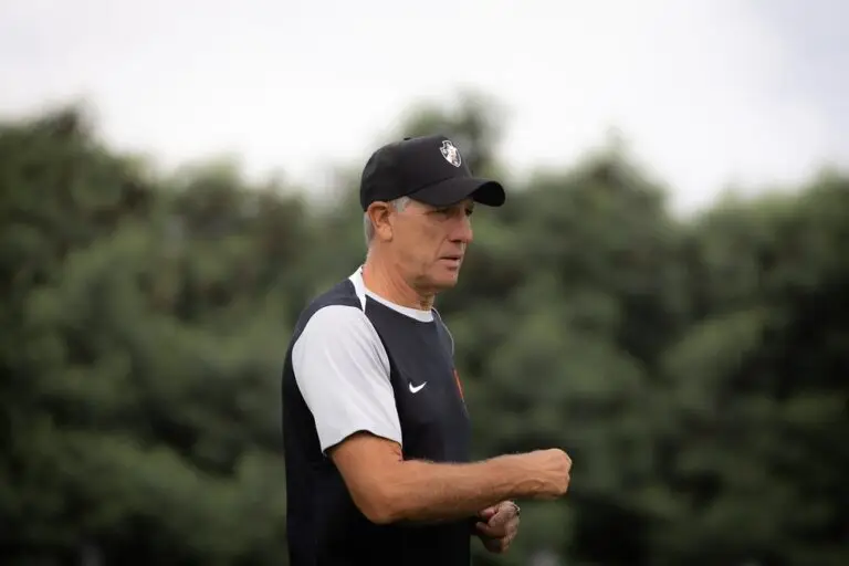Renato Gaúcho no treino do Vasco