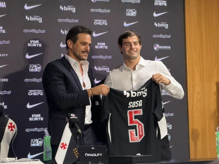 sosa e apresentado no vasco